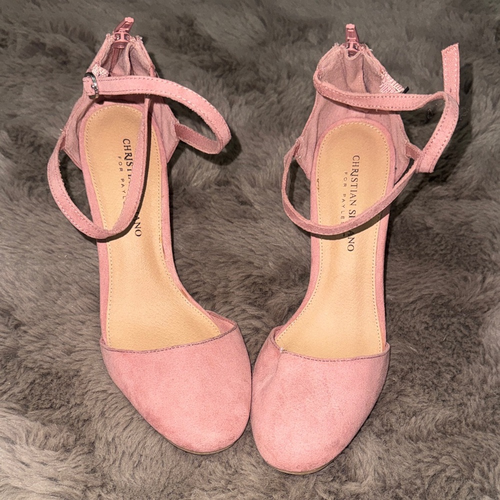 Christian Siriano Blush Pink Heels